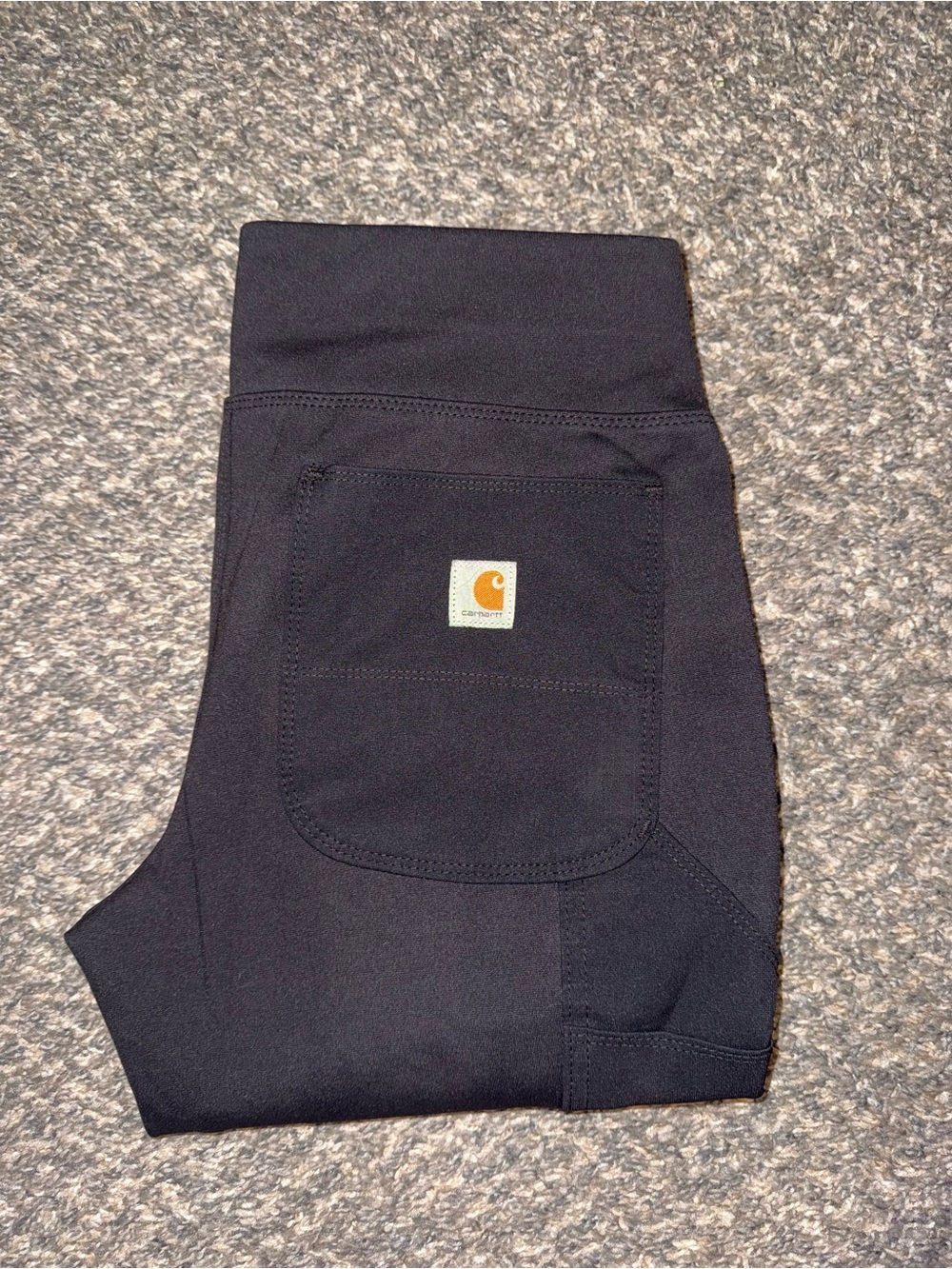 Carhartt Black Leggings with Front Patch Pocket